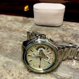 Tag Heuer Carrera 43mm CAV5115.BA0902 Men’s Silver-tone